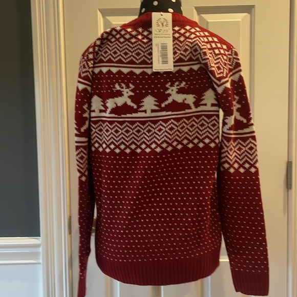 V 28 Merry Christmas Sweater Trees & Deer Design - Picture 2 of 5